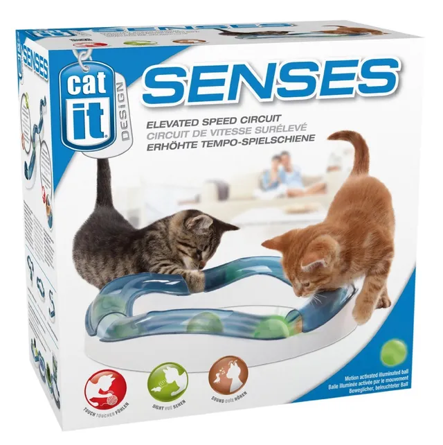catit-senses-tempo-spielschiene-f-r-katzen-achterbahn-mit-leuchtball image 1