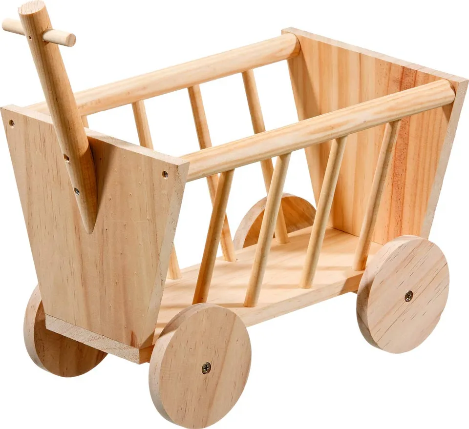 karlie-heuraufe-bollerwagen-carro-m-29x21x19-cm-aus-naturholz image 1