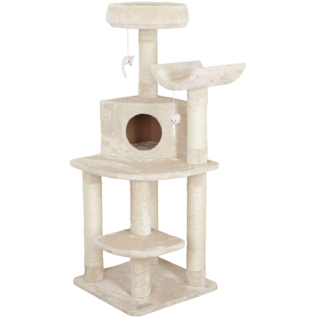 kerbl-pet-zirkonia-eck-kratzbaum-beige-50-x-60-x-130-cm-holz-pl-sch-sisal image 1