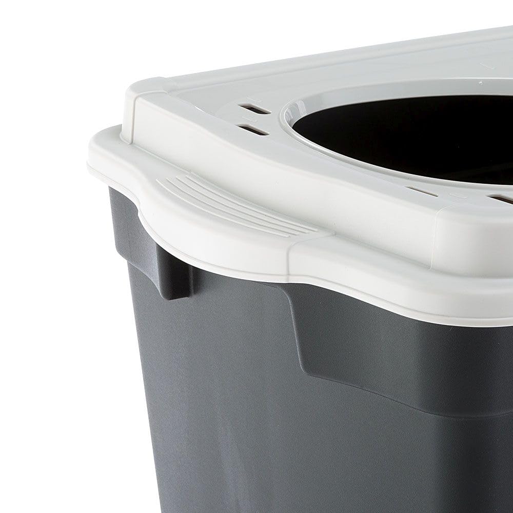 ferplast-jumpy-katzentoilette-mit-top-einstieg-38-8-x-57-5-x-39-cm-schwarz image 7