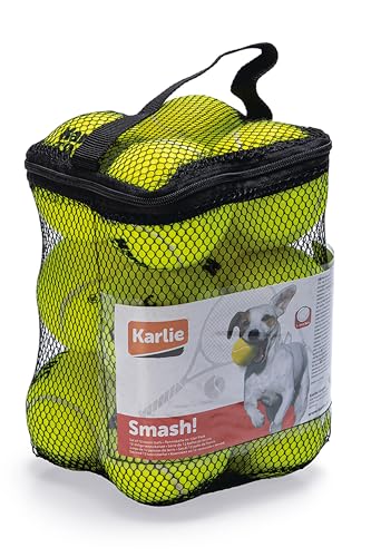 karlie-spielzeugtrommel-mit-12-tennisb-llen-6-cm-gelb image 8
