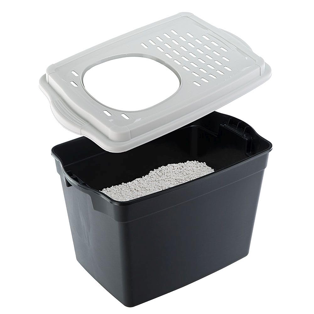 ferplast-jumpy-katzentoilette-mit-top-einstieg-38-8-x-57-5-x-39-cm-schwarz image 5