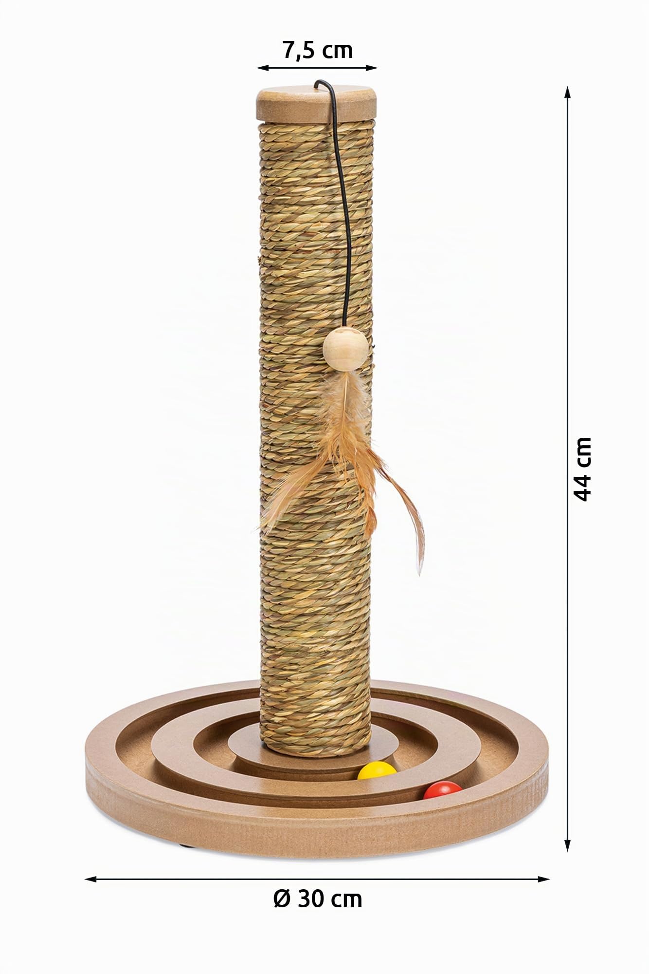 karlie-kratzbaum-seegras-brigitte-h-44-cm-30-cm-mit-spielzeug image 7