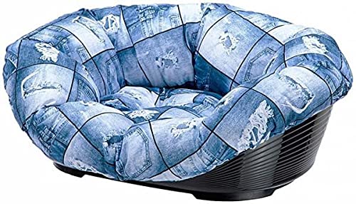 ferplast-sofa-2-hundekorb-plastik-mit-waschbarem-baumwollkissen image 2