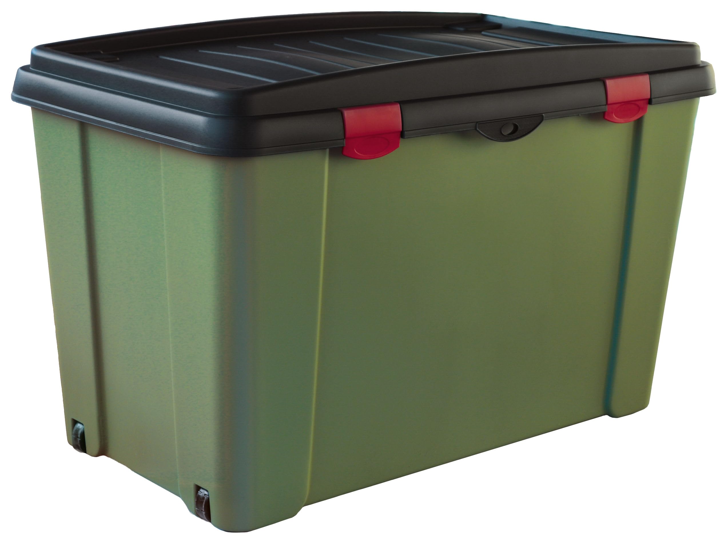 kerbl-aufbewahrungsbox-mit-rollen-79-x-47-x-51-cm-oliv-graphit image 1