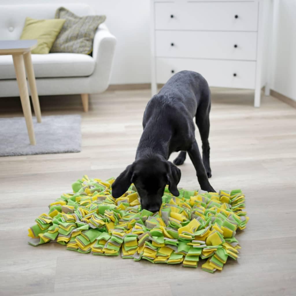 kerbl-pet-schn-ffelteppich-f-r-hunde-50-x-30-cm-gelb-gr-n-grau-polyester image 2