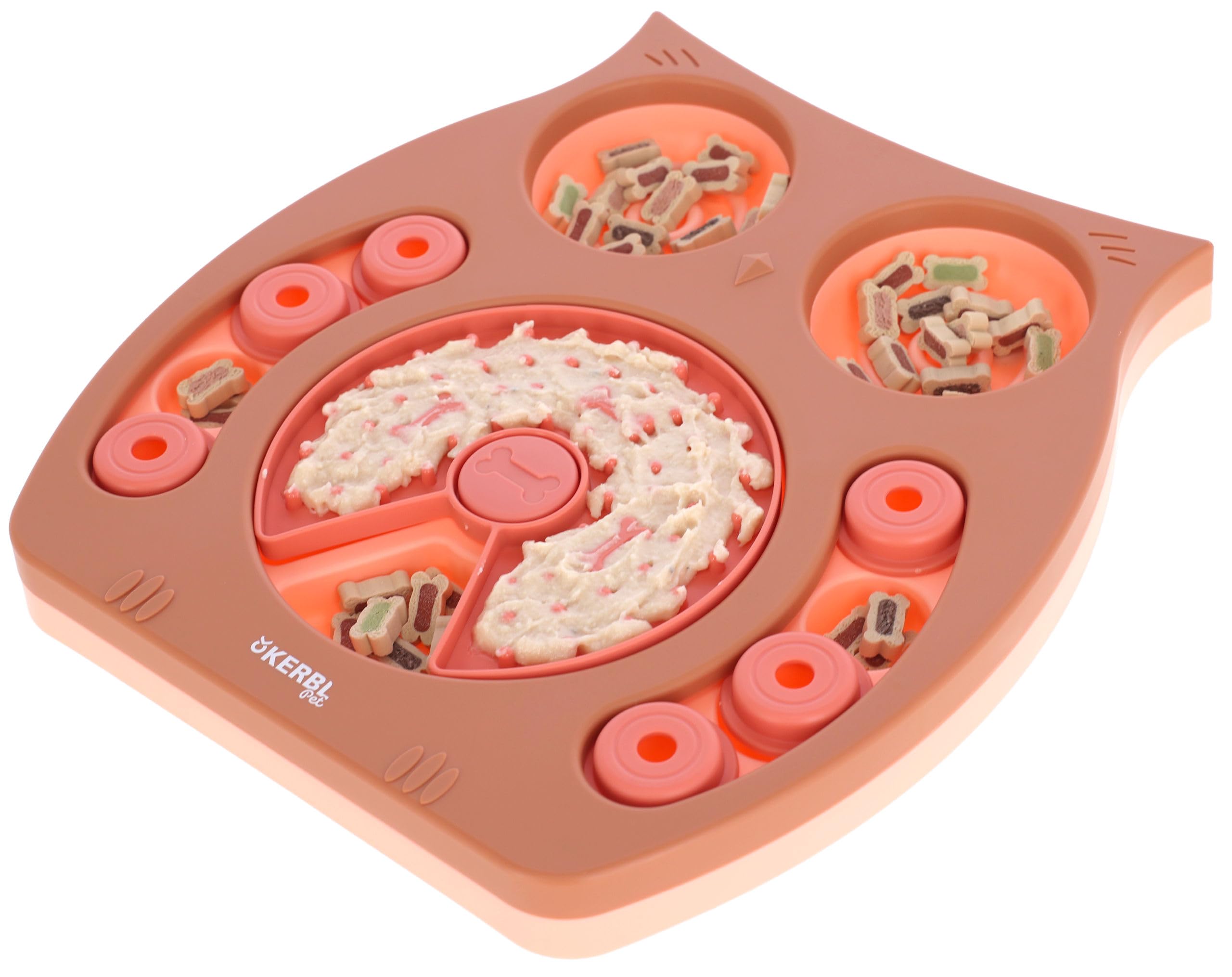 kerbl-pet-denk-und-lernspielzeug-owl-lachs-braun-30x28x3-cm-intelligenzspielzeug image 6