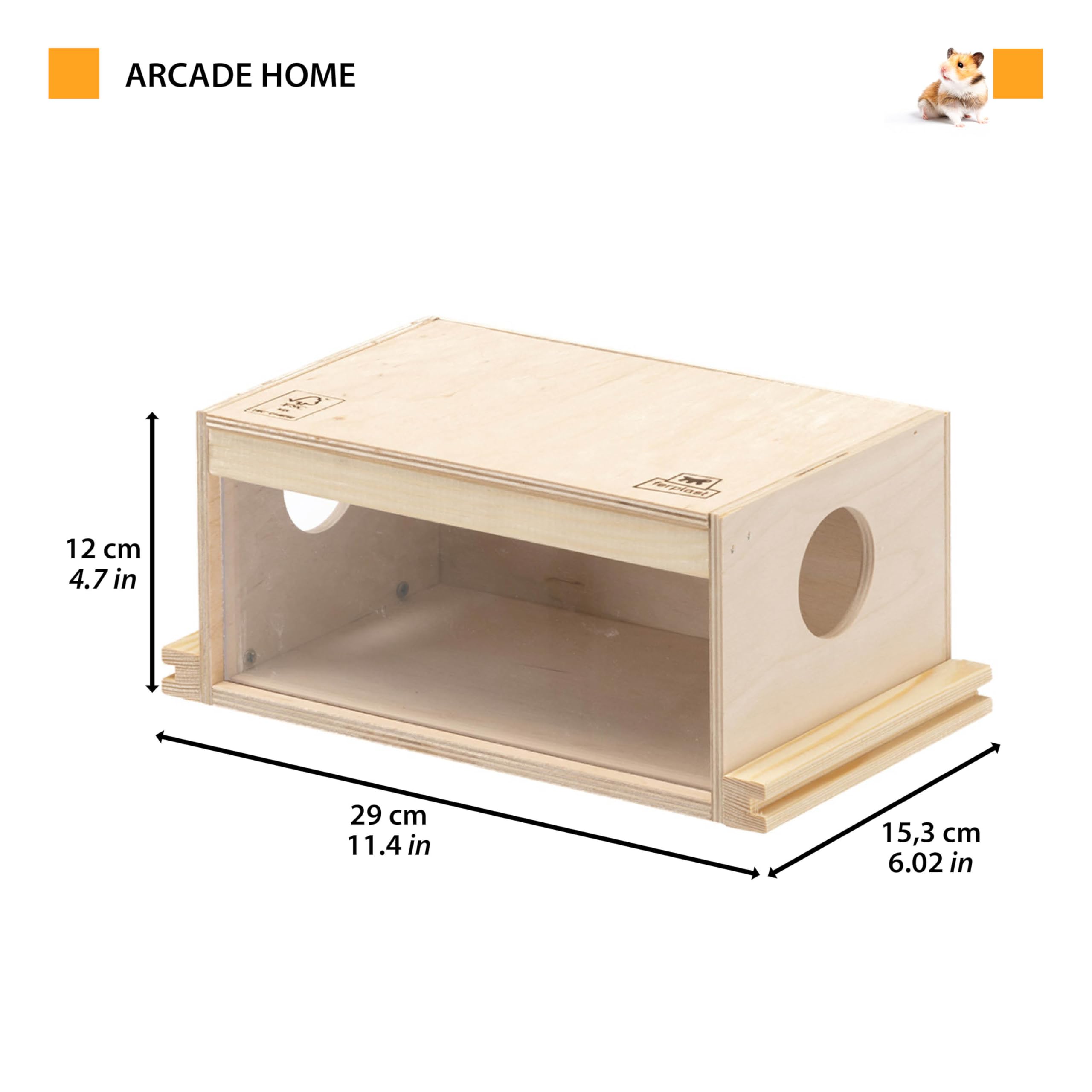 ferplast-arcade-home-holzhaus-f-r-hamster-und-m-use-29-x-15-3-x-h-12-cm image 7