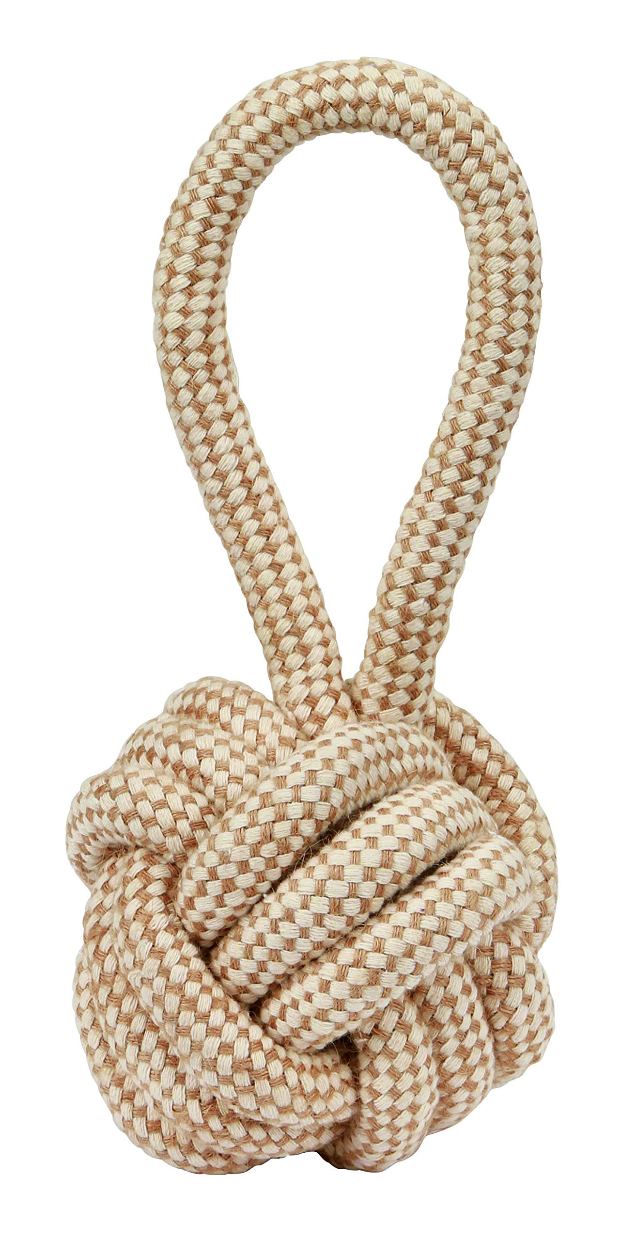 kerbl-pet-ball-am-seil-xl-hundespielzeug-jute-baumwolle-12-x-31-cm image 1