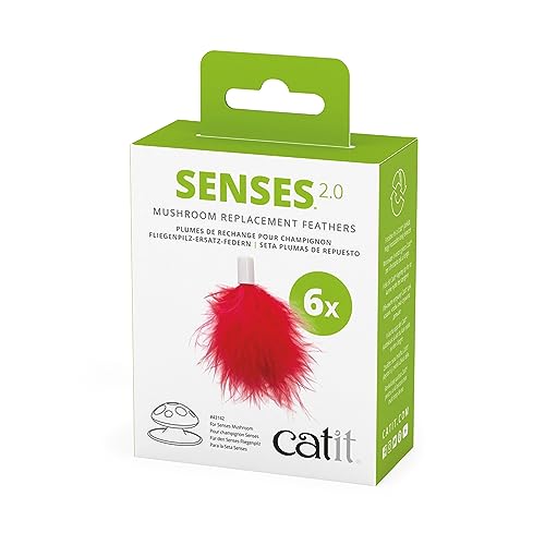 catit-senses-2-0-fliegenpilz-ersatzfedern-6er-pack image 3