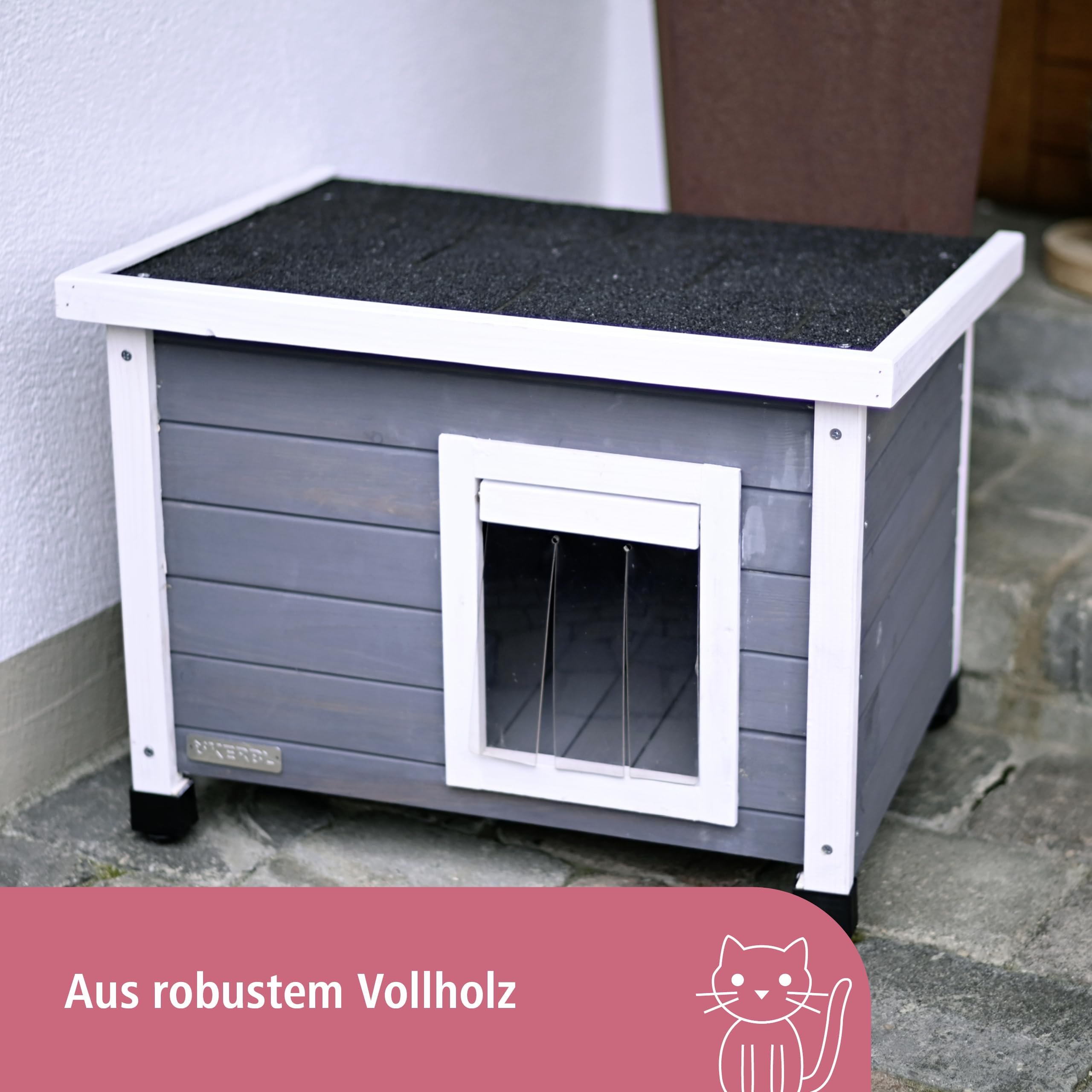 kerbl-pet-katzenhaus-rustica-grau-wei-57x45x42-cm-vollholz-mit-schwingt-r image 2