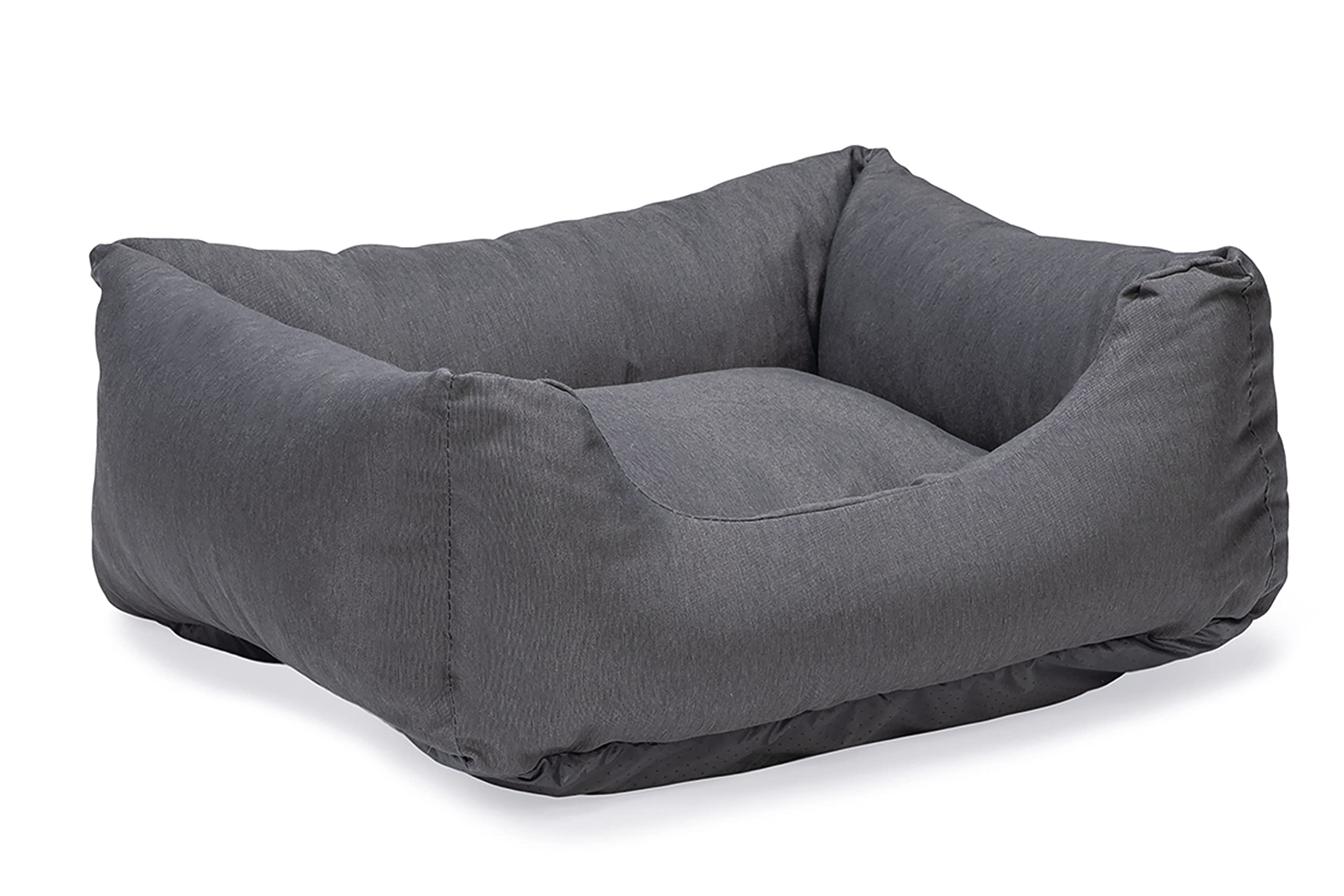 karlie-charly-hundebett-60x60x20-cm-dunkelgrau image 1