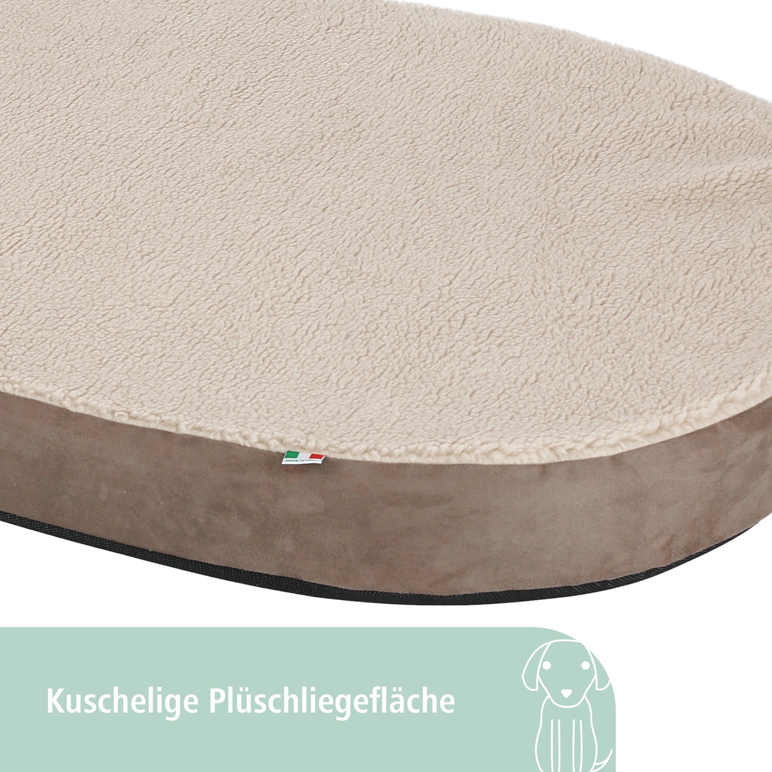 kerbl-pet-matratze-memory-foam-orthop-disches-hundebett-72x52x8-cm-taupe-beige image 2