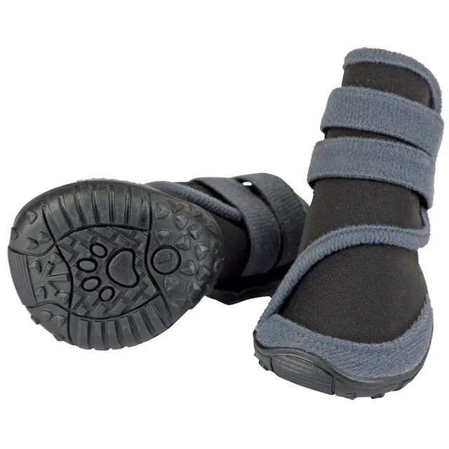 kerbl-pet-pfotenschutz-active-gr-xs-grau-schwarz-hundeschuhe-mit-gummisohle image 1