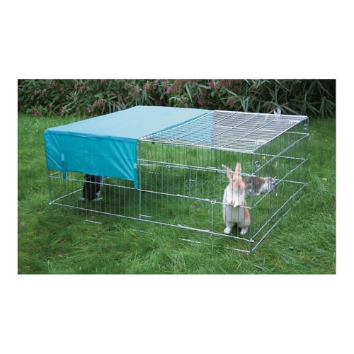 kerbl-pet-freilaufgehege-144x112x60-cm-verzinkt-mit-sonnenschutz image 8
