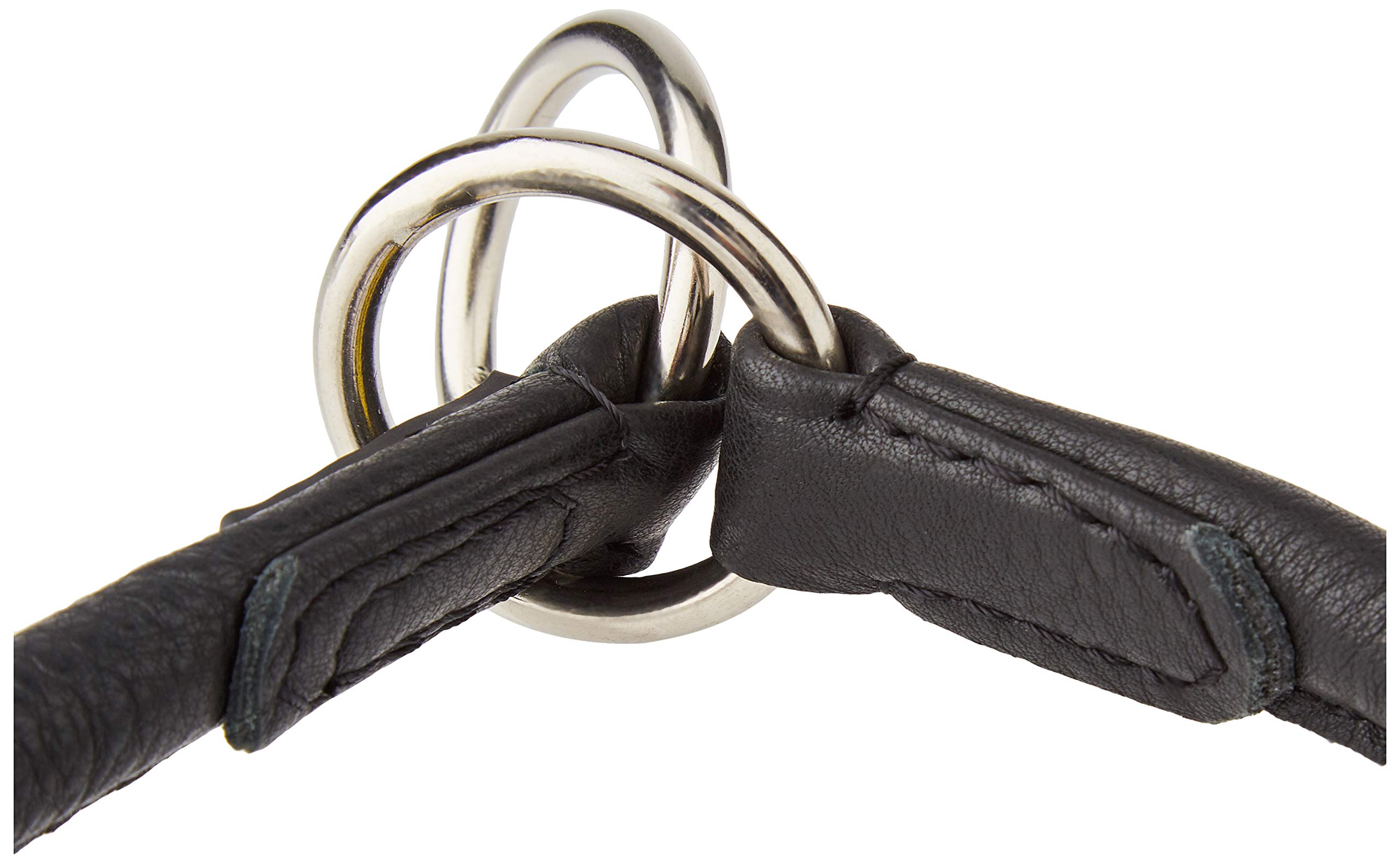 kerbl-pet-rundleder-halsband-roma-mit-stopper-45-cm-8-mm-schwarz image 2