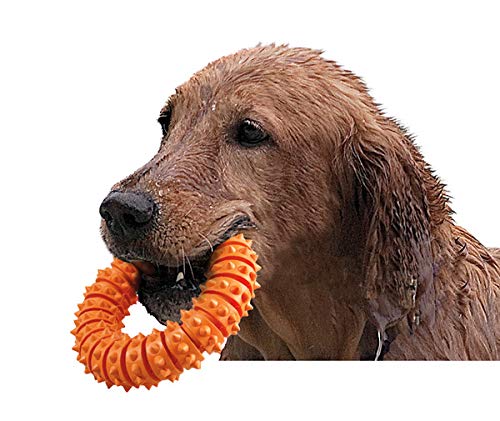 karlie-ruffus-vollgummi-aqua-ring-hundespielzeug-12-cm-orange-mit-vanille-aroma image 5