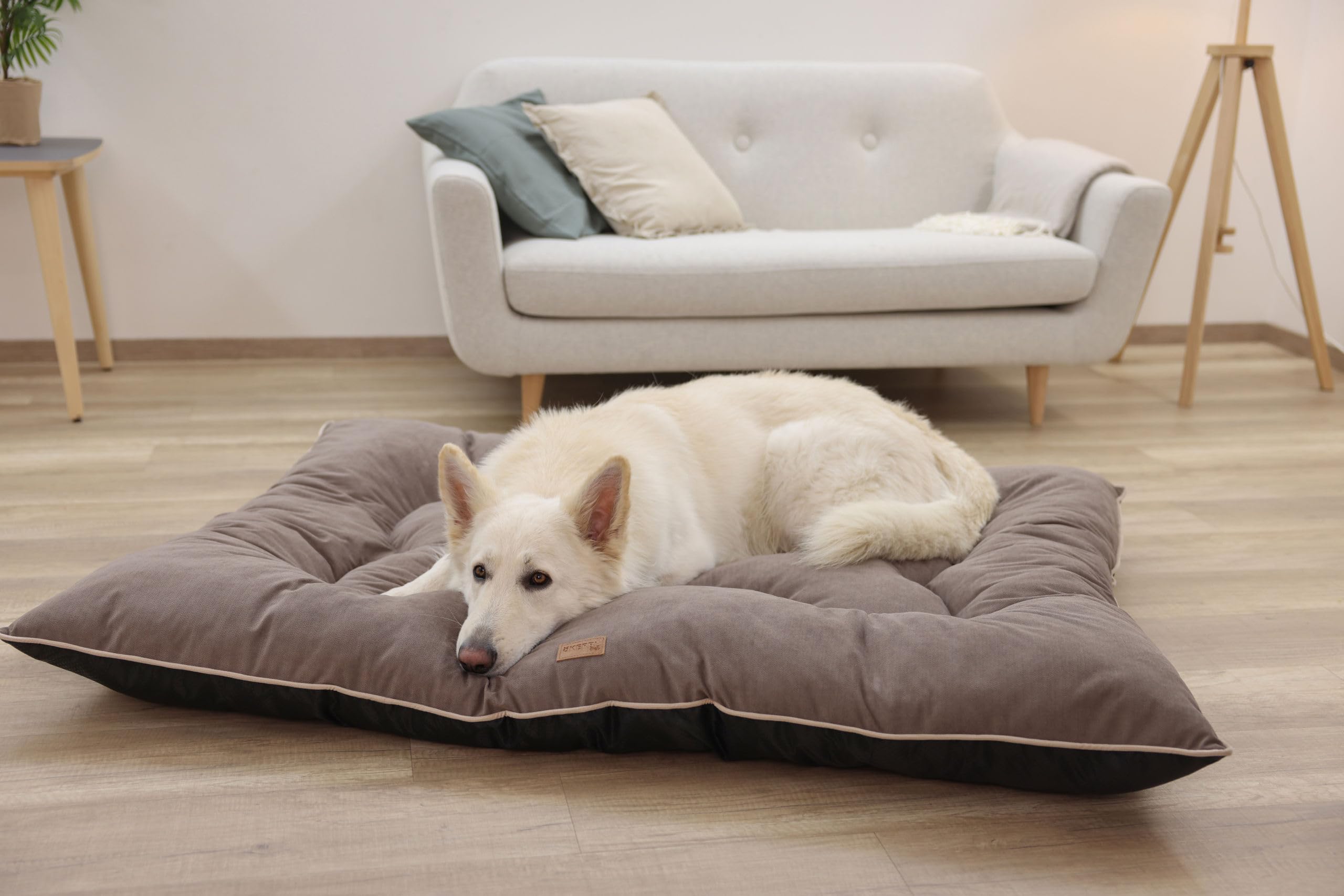 kerbl-pet-liegekissen-benno-braun-100-x-75-cm-chenille-stoff-f-r-gro-e-hunde image 7