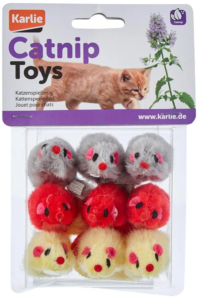 karlie-pl-schm-use-in-felloptik-mit-catnip-f-r-katzen-5-x-3-x-3-cm image 1