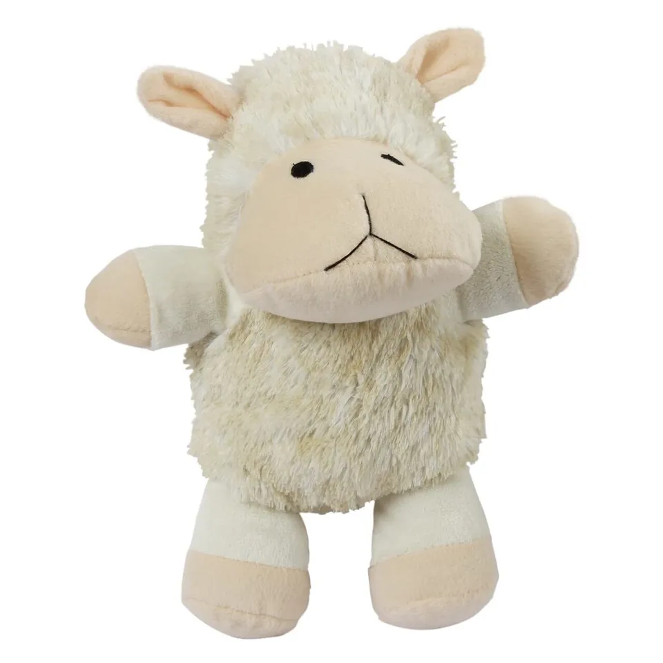 kerbl-pet-shaggy-schaf-hundespielzeug-aus-chenille-24-cm-mit-quietscher image 1
