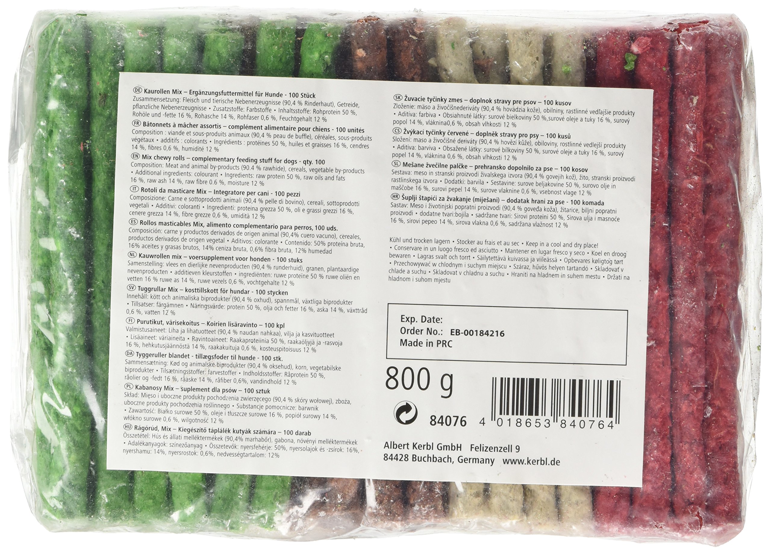 kerbl-pet-kaurollen-mix-9-10-mm-12-5-cm-100er-pack-rinderhaut image 2