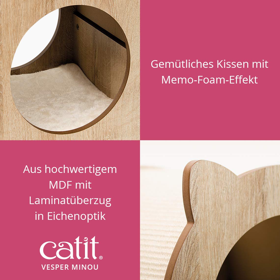 catit-vesper-minou-kratzbank-mit-versteck-36-x-36-5-x-40-5-cm-eiche image 4