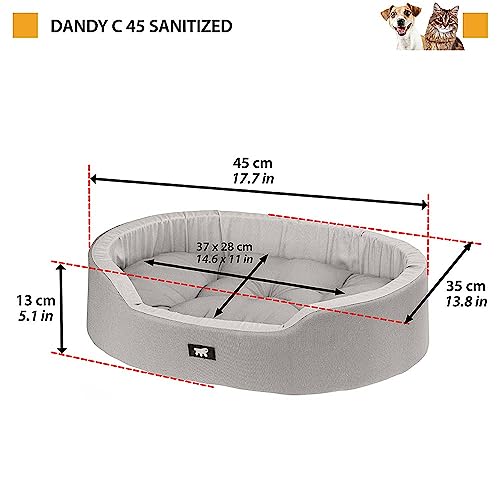 ferplast-sofa-hundebett-kleine-hunde-45-x-35-x-13-cm-grau-waschbar-mit-sanitized image 8