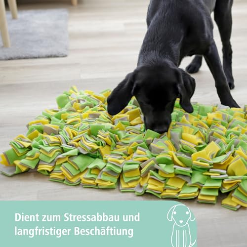 kerbl-pet-schn-ffelteppich-f-r-hunde-70-x-50-cm-gelb-gr-n-grau-polyester image 7