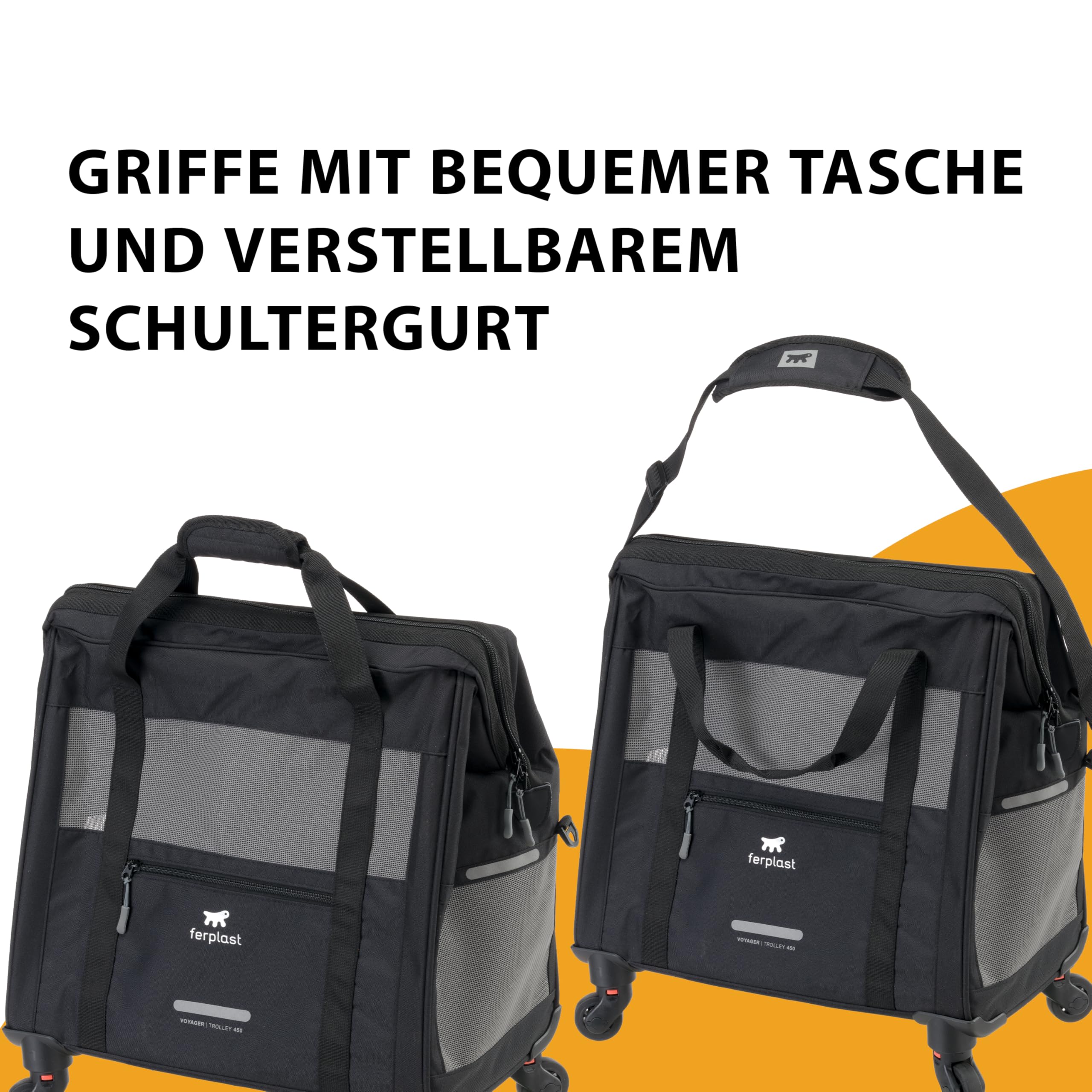 ferplast-voyager-trolley-hundetasche-transportbox-katze-koleder-schwarz-46-x-26- image 7