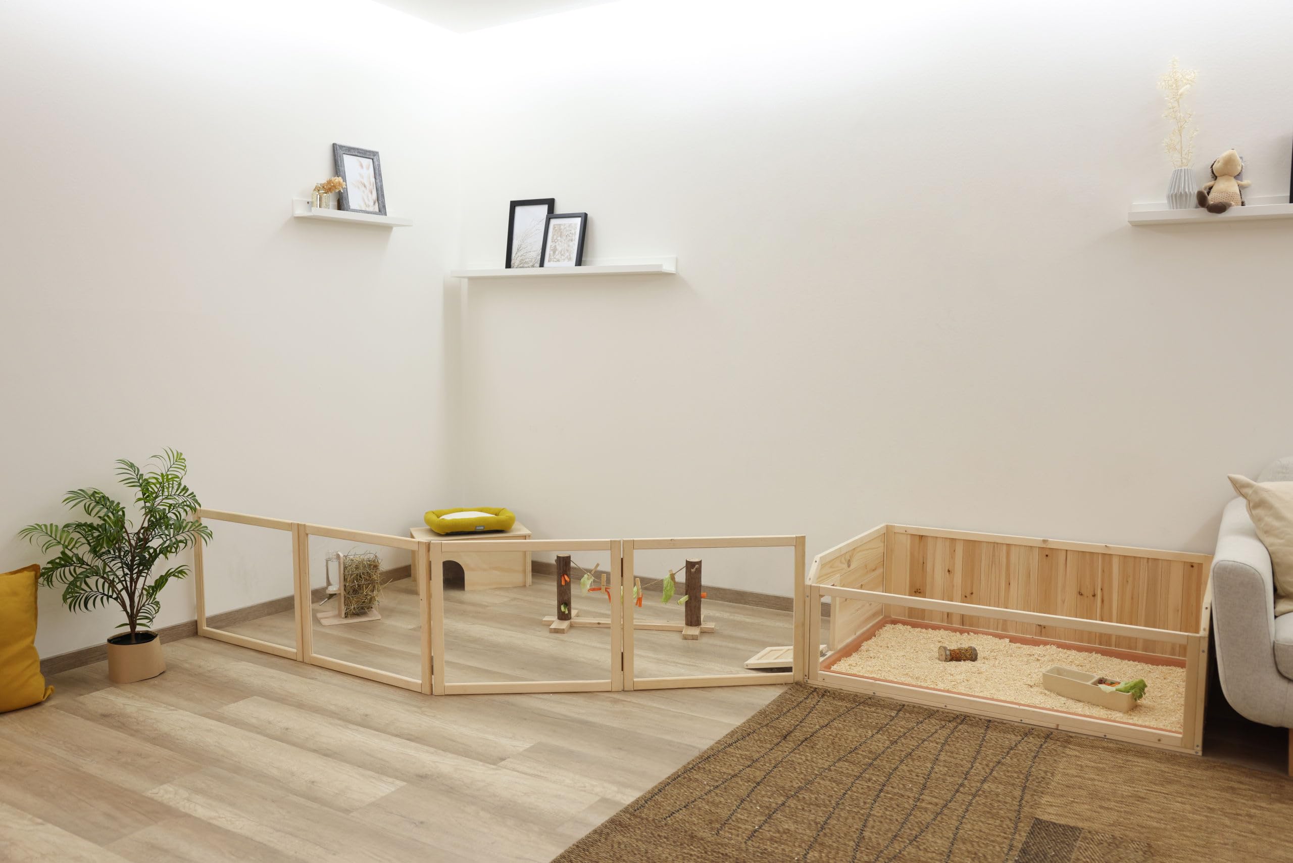 kerbl-pet-indoor-raumteiler-kleintierauslauf-gehege-4-elemente-58x48cm image 8