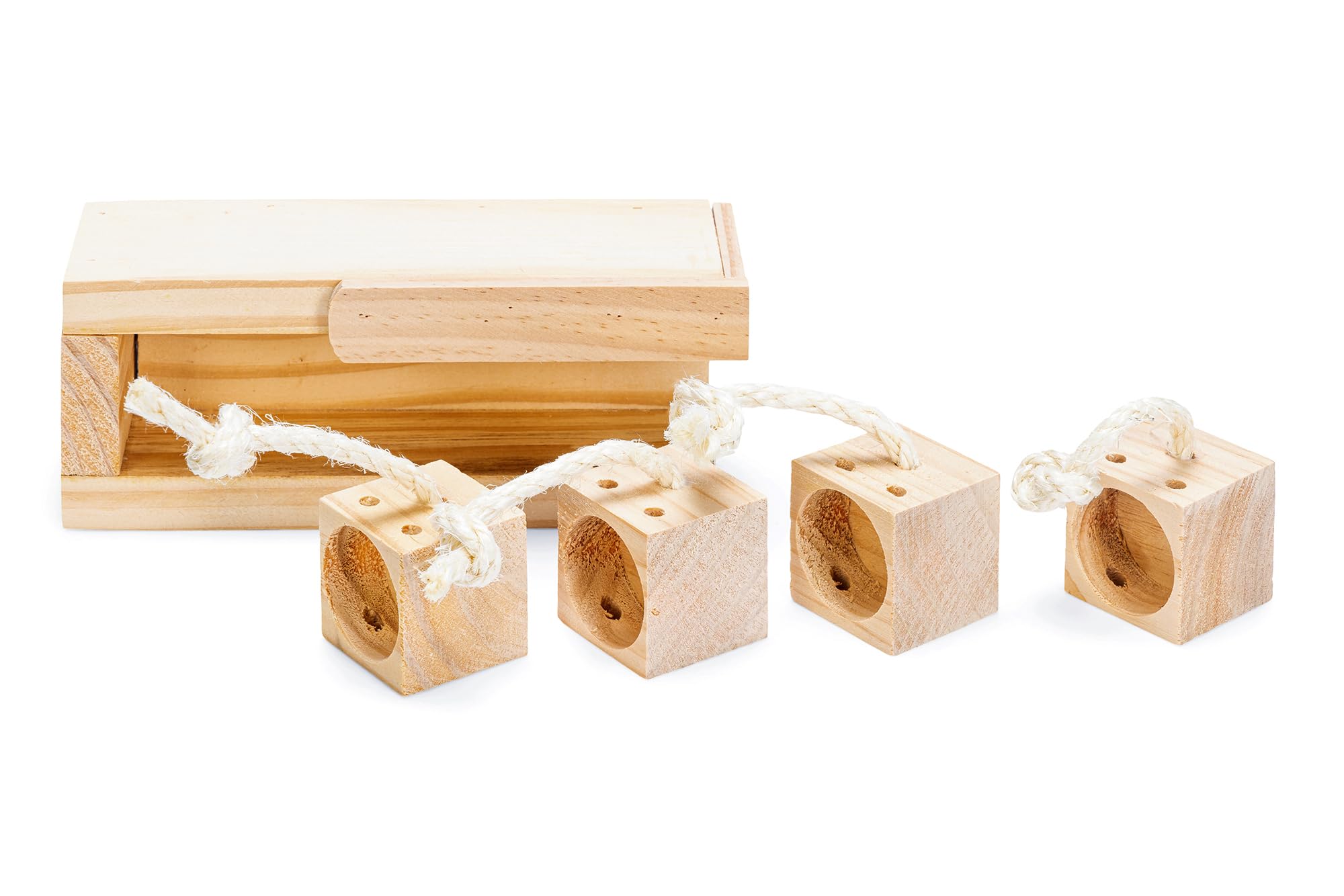karlie-rody-brain-train-cube-intelligenzspielzeug-4-kl-tze-natur image 8