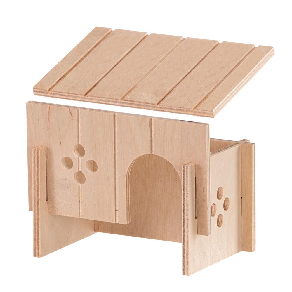 ferplast-kleintierhaus-sin-4642-gr-e-s-holzhaus-14-5-x-9-5-x-h-8-5-cm image 5