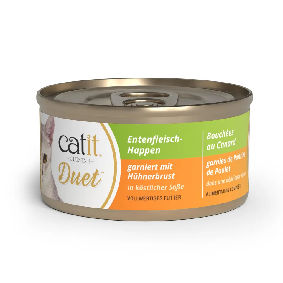 catit-cuisine-duet-entenfleisch-happen-mit-h-hnerbrust-in-so-e-75-g image 1