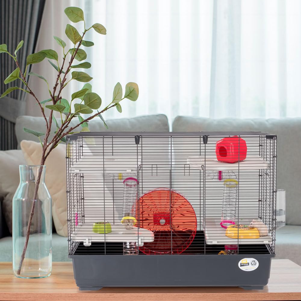 ferplast-village-80-hamsterk-fig-5-st-ckig-82x51xh62-cm-mit-zubeh-r image 2
