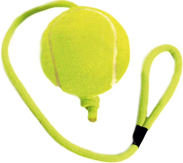 karlie-tennisspielzeug-30-15-ball-8-cm-gelb-mit-seil image 1