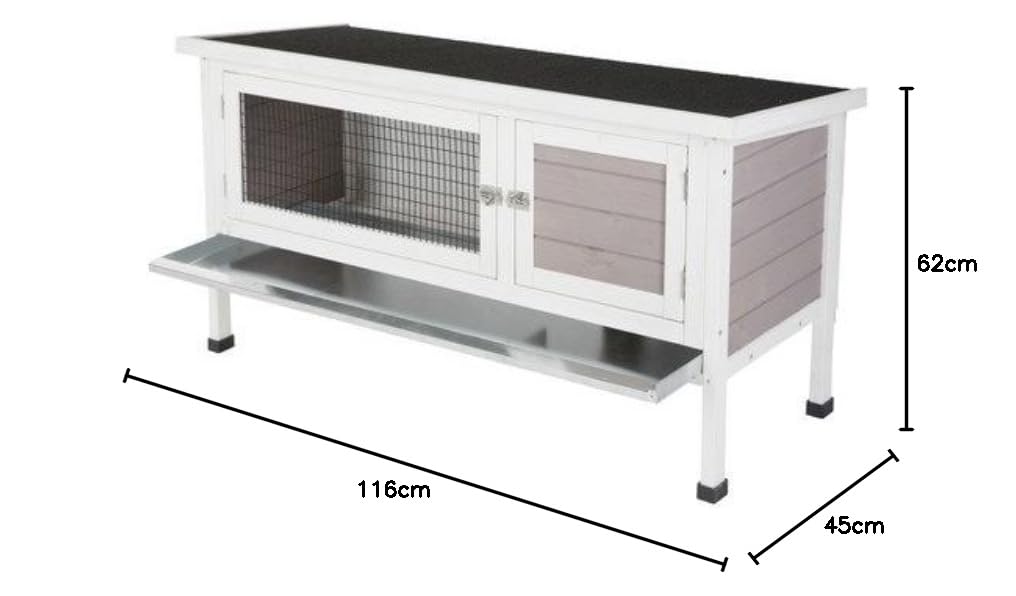 kerbl-pet-nagerhaus-freddy-kleintierstall-aus-holz-grau-wei-116-x-45-x-62-cm image 3