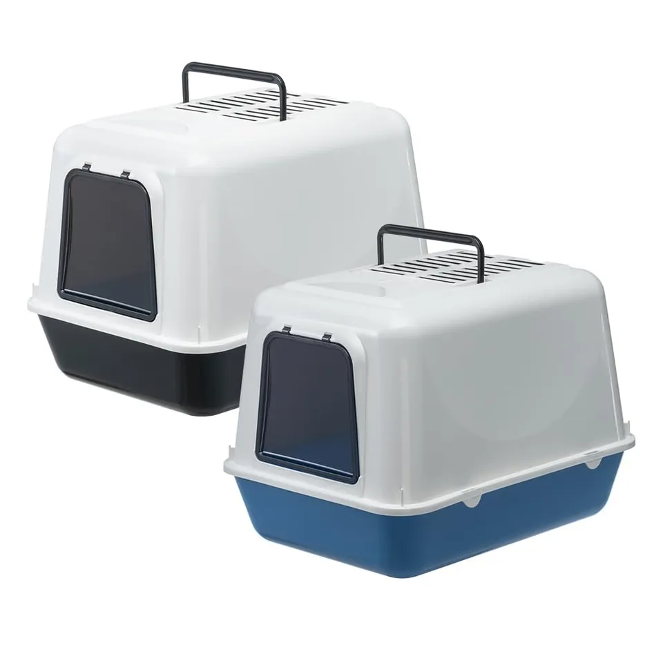 ferplast-clear-cat-20-katzentoilette-mit-deckel-39-5-x-52-5-x-38-cm image 1