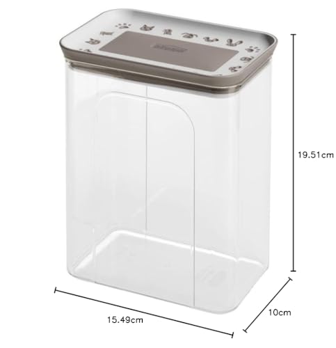 kerbl-snackbox-2-2-l-transparent-braun-15-5-x-10-x-19-5-cm image 6
