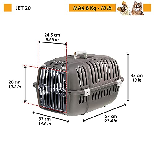 ferplast-jet-20-transportbox-f-r-katzen-und-kleine-hunde-bis-8-kg-57x37x33-cm-gr image 8