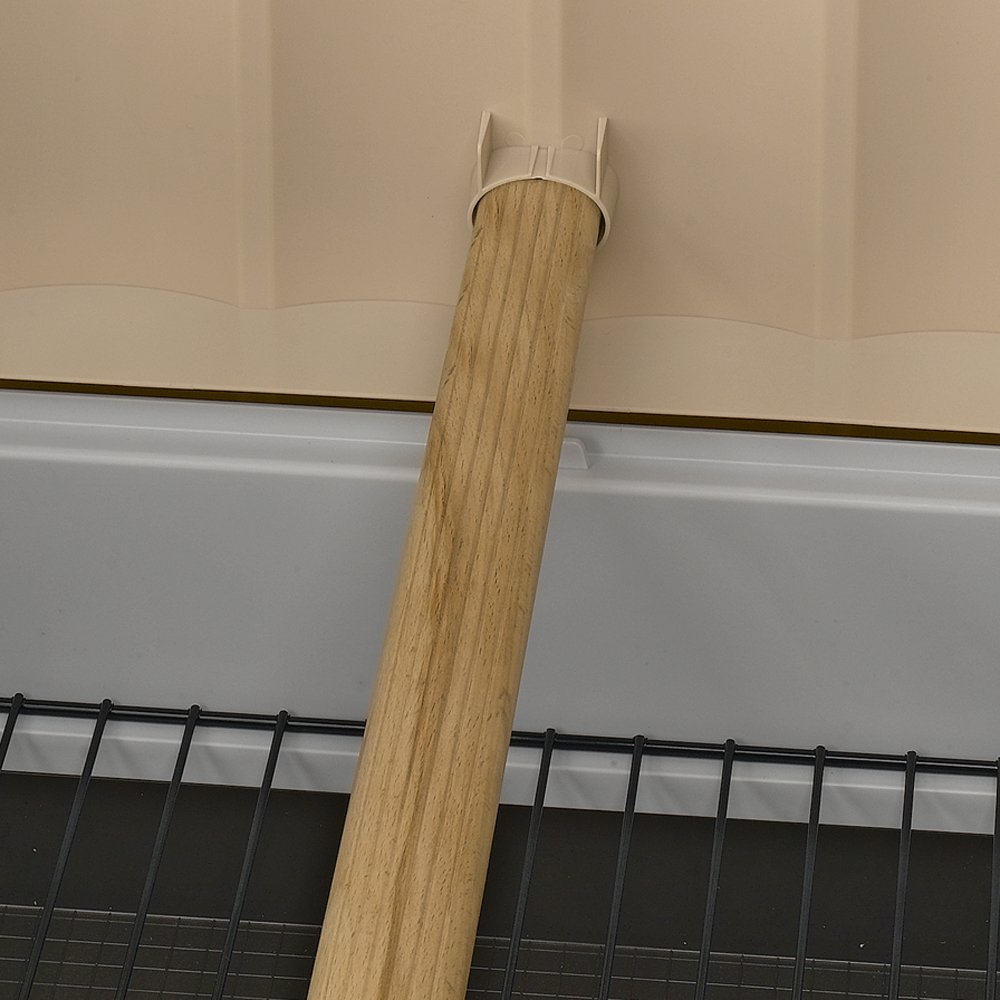 ferplast-happy-farm-120-h-hnerstall-f-r-ca-6-hennen-beige-140-x-139-x-110-cm image 4