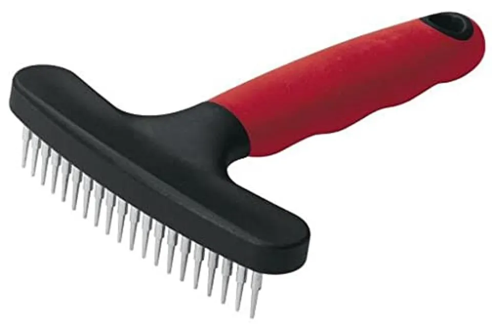 ferplast-rechenkamm-f-r-hunde-mit-unterwolle-mittel-und-langhaar-kurze-z-hne image 1