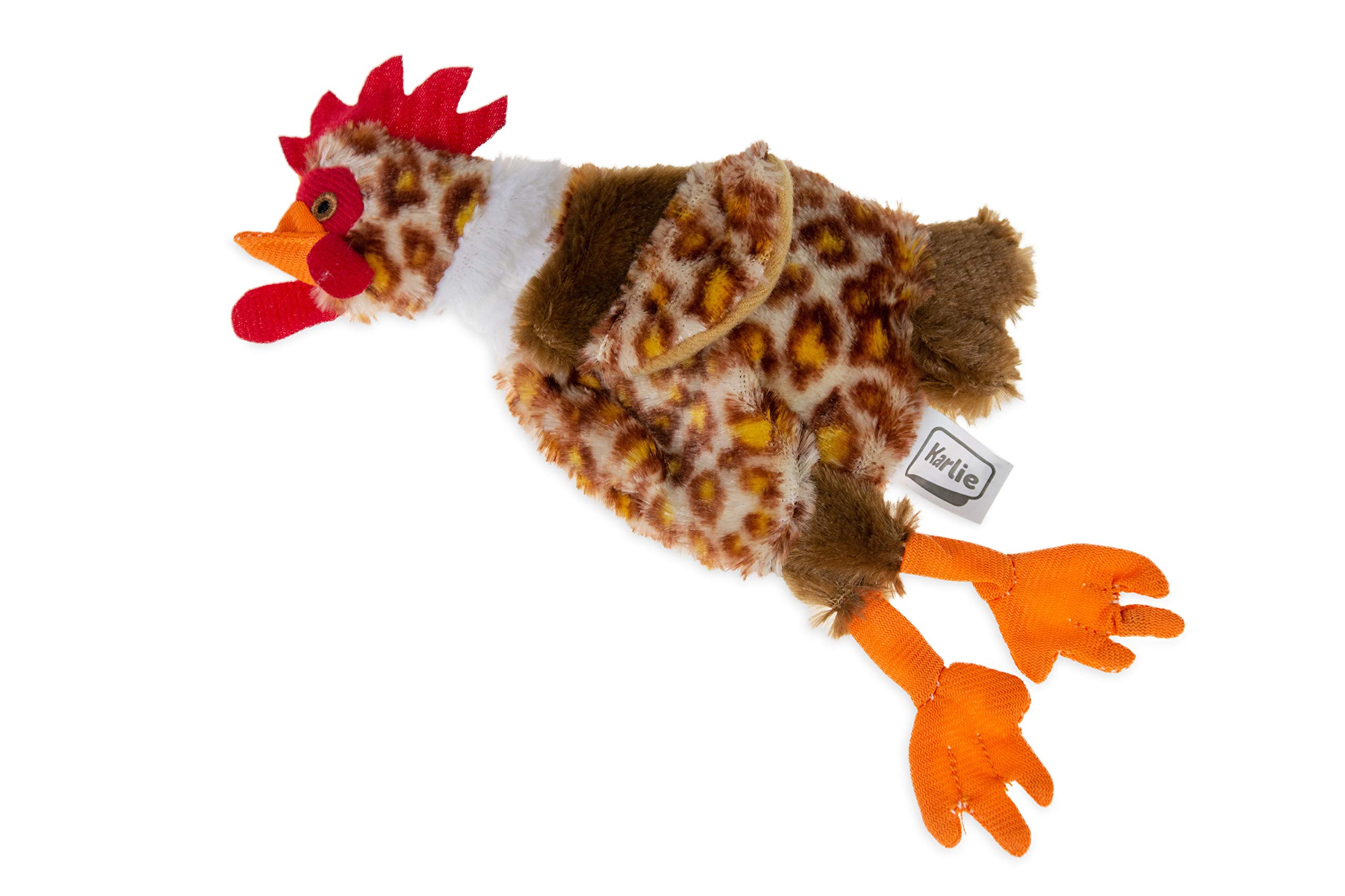 karlie-flatinos-pl-schspielzeug-huhn-25-cm-mit-squeaker-f-r-hunde image 1