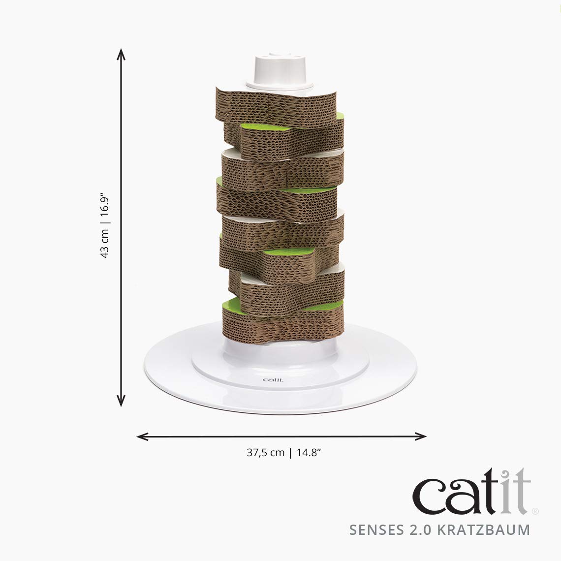 catit-senses-2-0-scratcher-kratzpappe-f-r-katzen image 3