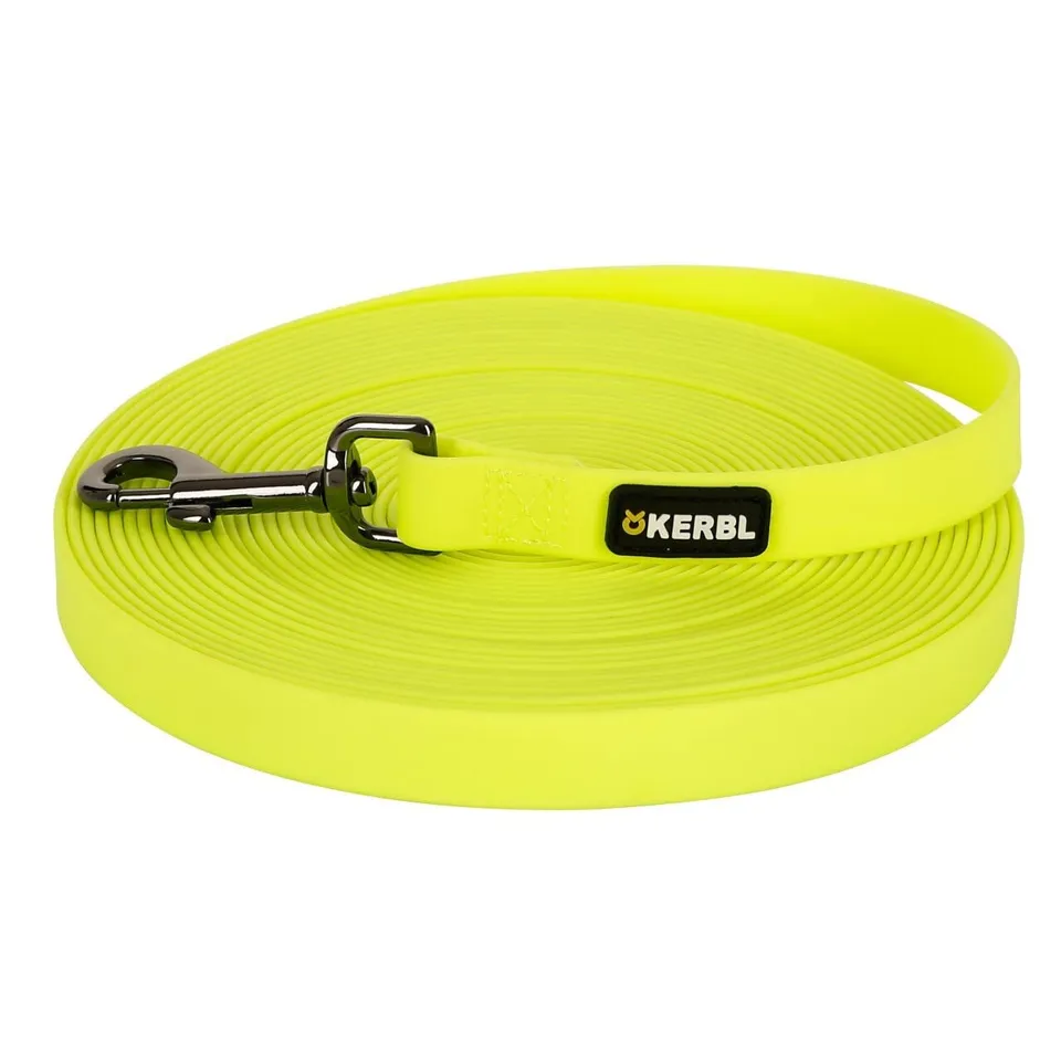 kerbl-pet-schleppleine-easy-care-10-m-20-mm-neongelb image 1