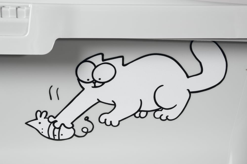 karlie-simon-s-cat-katzentoilette-mit-rand-43x32x16-cm-grau image 8