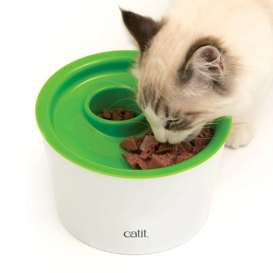 catit-multi-feeder-3-in-1-futternapf-f-r-nass-und-trockenfutter-mit-pfoten-ffnun image 1