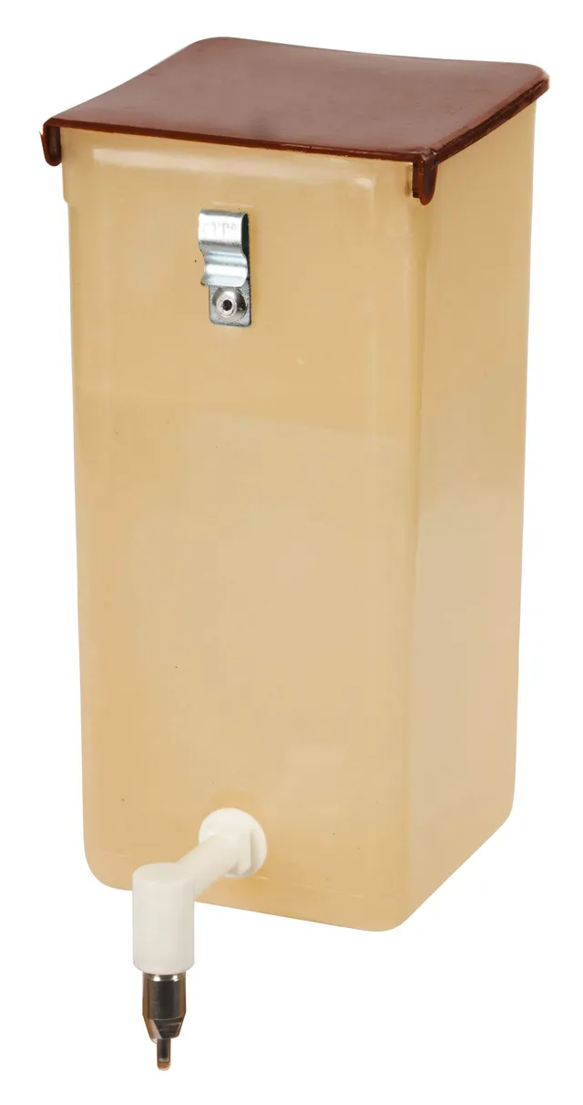 kerbl-pet-tr-nkeflasche-trinkflasche-1000-ml-braun-kunststoff-f-r-hasen-und-kani image 1