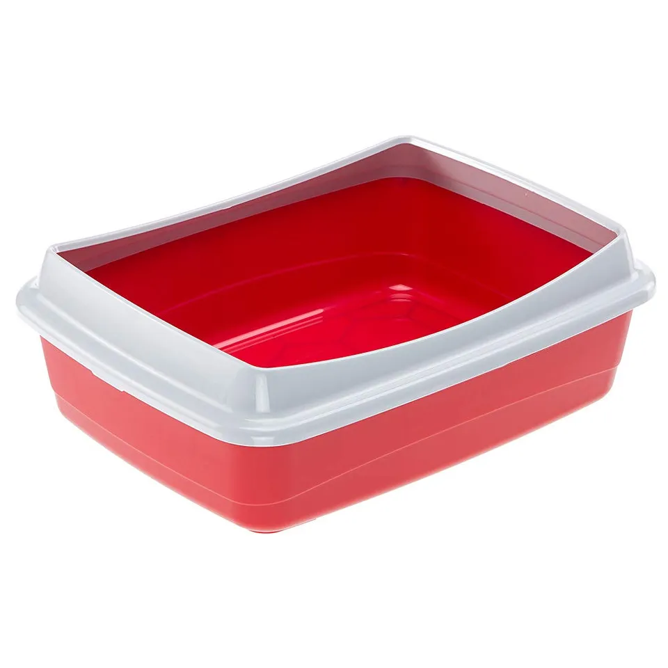 ferplast-nip-plus-10-offene-katzentoilette-47-x-36-x-h-15-5-cm-bordeaux image 1