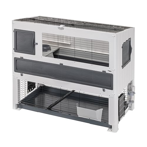 ferplast-bonnie-large-kaninchenstall-128x64xh113-cm-2-st-ckig-mit-gehege image 3