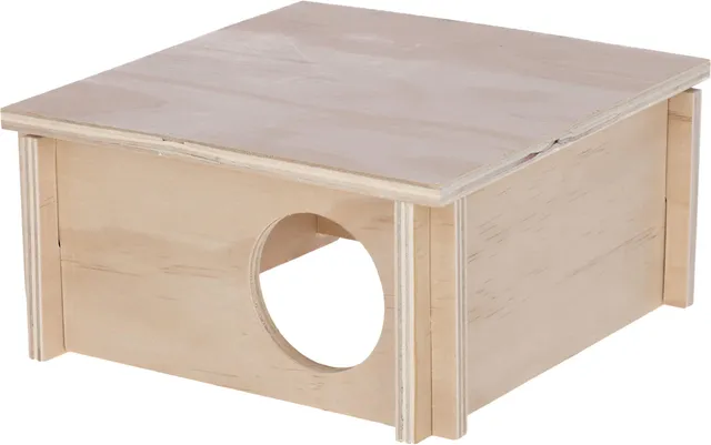 kerbl-pet-hamsterhaus-natural-20-x-20-x-10-cm-1-kammer-stecksystem image 1